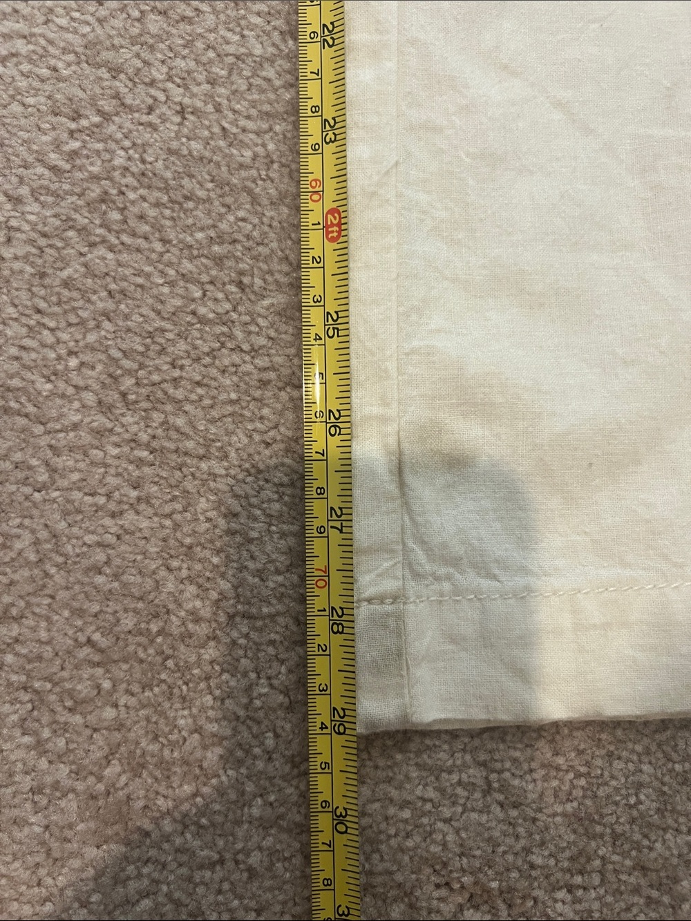 Anthropologie Pilcro No 12 Cream Boot Cut Linen Pants - Picture 11 of 12